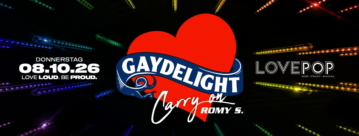 GAYDELIGHT CARRY ON - LOVE LOUD, BE PROUD 